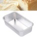 Afcvhjtocha Non-Stick Aluminum Rectangular Cake Mold – Heat-Resistant, Easy-Release, Perfect for Baking Cakes and Breads